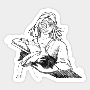Momma character Sticker